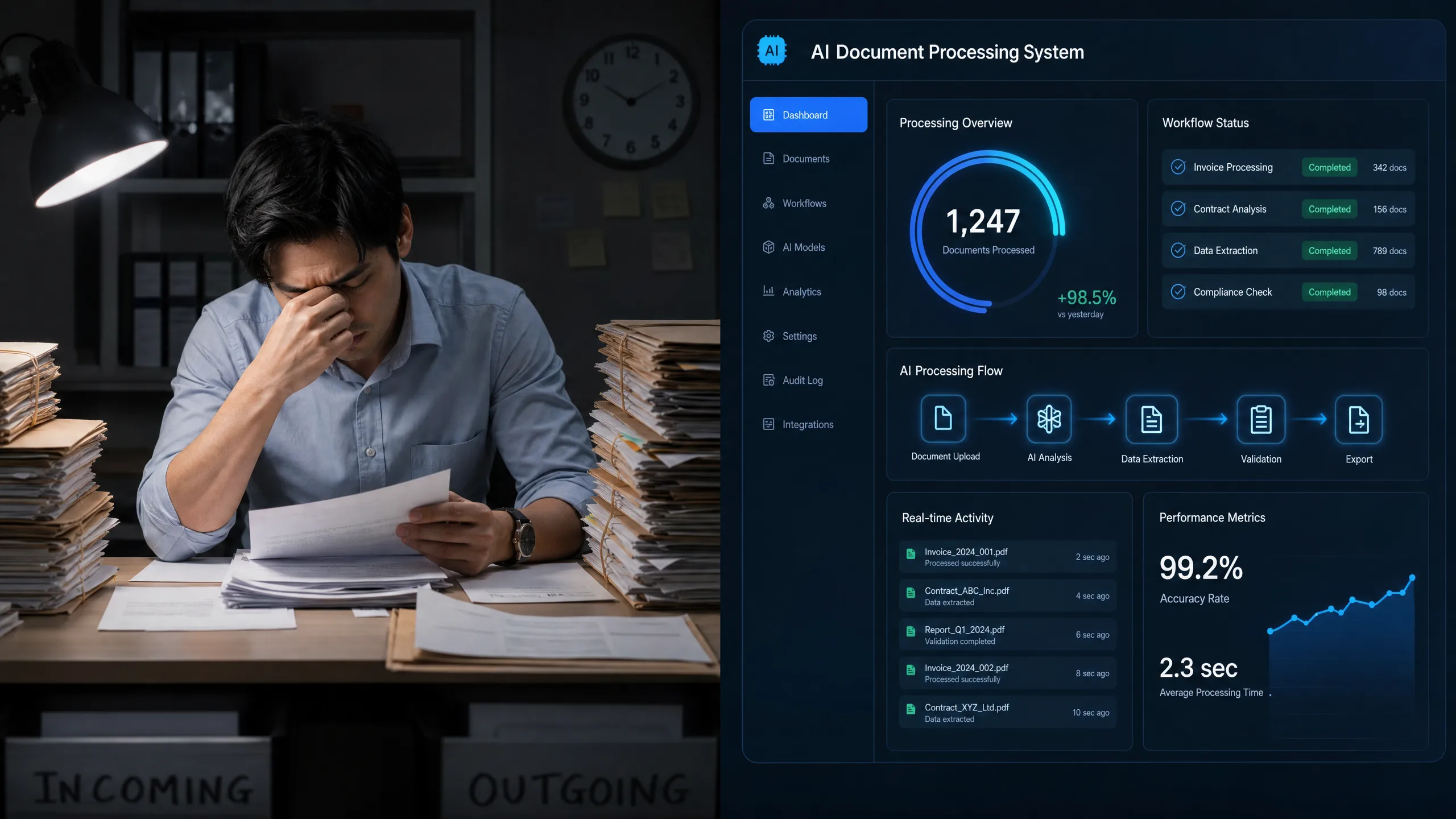 AI vs Manual Admin Workflows